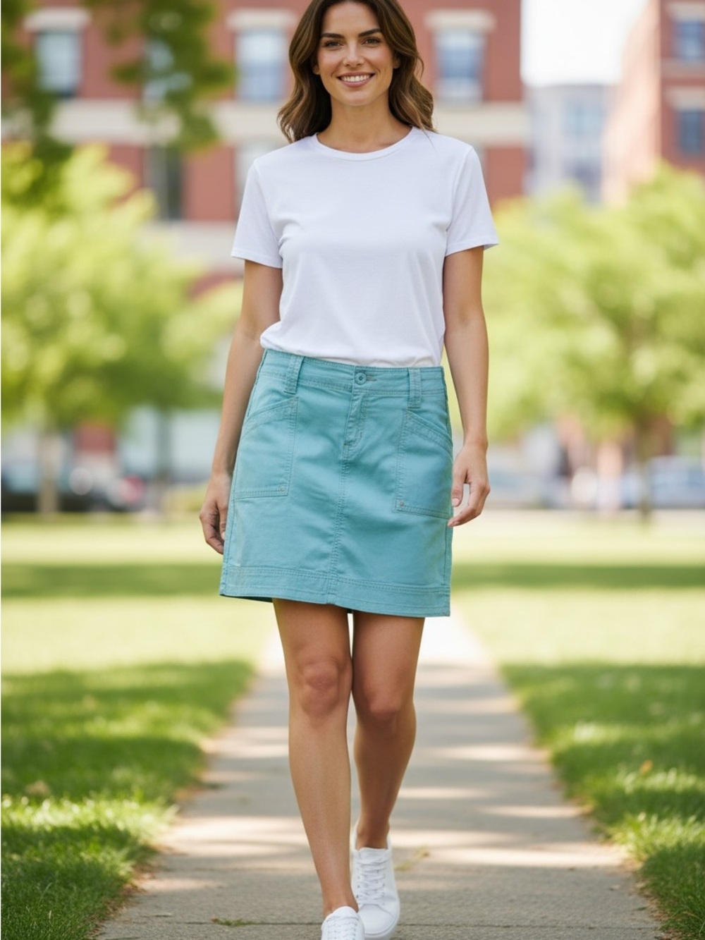 AVENTURA Women’s Aqua Utility organic  SKIRT size 10